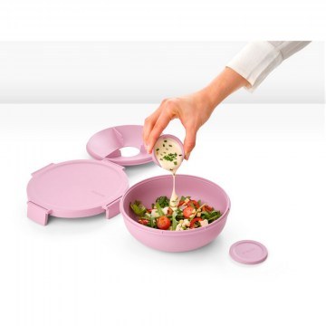 Food Container Make & Take 081.2419/01 21x7,5cm 1,3lt Pink Brabantia