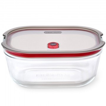 Food Container Stuck & Nest FBGR-BX-L017 1200ml Clear Black&Blum