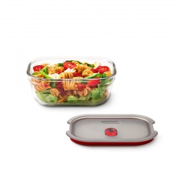 Food Container Stuck & Nest FBGR-BX-S017 600ml Clear Black&Blum