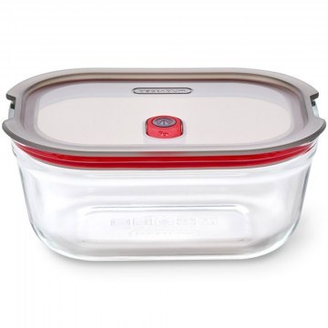 Food Container Stuck & Nest FBGR-BX-M107 900ml Clear Black&Blum