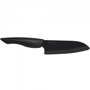 Santoku Knife Shin ZK-140BK-BK 14cm Black Kyocera