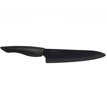 Chef Knife Shin ZK-180BK-BK 18cm Black Kyocera