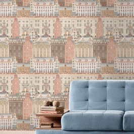 Wallpaper Amsterdam WP20208 Taupe-Red-Brown Mind The Gap BROWN-RED