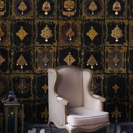 Ταπετσαρία Anna's Jewelry WP20369 Gold-Black MindTheGap GOLD-BLACK