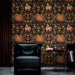 Ταπετσαρία Aristocracy Anthracite WP20404 Yellow-Red-Black MindTheGap YELLOW-BLACK