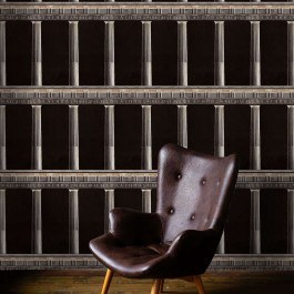 Wallpaper Athena Anthracite WP20212 Brown-Taupe-Anthracite Mind The Gap ANTHRACITE-BROWN