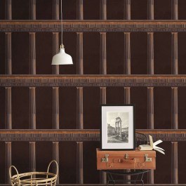Wallpaper Athena Copper WP20213 Copper-Black Mind The Gap BLACK-BRONZE