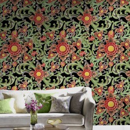 Ταπετσαρία Floral Painting WP20251 Red-Green-Black MindTheGap RED-GREEN