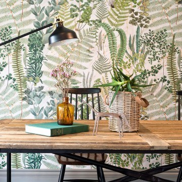 Wallpaper Green Sanctuary WP20319 Green-Taupe Mind The Gap