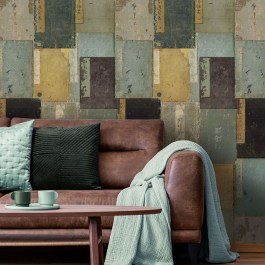 Wallpaper Imperfection WP20338 Blue-Grey-Brown Mind The Gap BROWN-BLUE