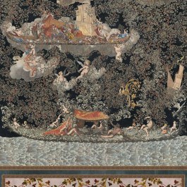 Ταπετσαρία Journey To Eden Dark WP20482 Anthracite-Grey-Brown-Green MindTheGap GREEN-BLACK