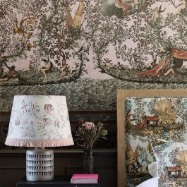 Ταπετσαρία Journey To Eden Pink WP20457 Pink-Grey-Brown-Green MindTheGap GREEN-PINK