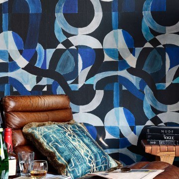 Wallpaper Labyrinthine WP20511 Indigo-White Mind The Gap