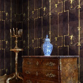 Wallpaper The Swan Dark WP20200 Yellow-Anthracite Mind The Gap ANTHRACITE-YELLOW