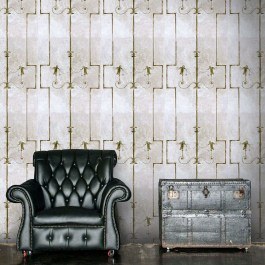 Wallpaper The Swan WP20199 Yellow-Taupe Mind The Gap TAUPE