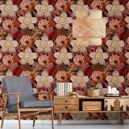 Ταπετσαρία Water Lilies WP20316 Red-Black MindTheGap RED-BLACK