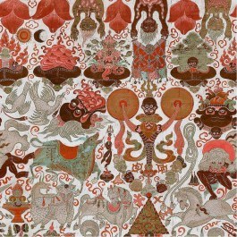 Wallpaper Yama Dharmaraja Light WP20452 Red-Brown-Taupe Mind The Gap RED-BROWN