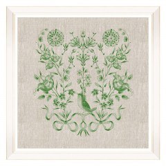 Frame Embroidery Folk III FA13256 70x70cm Green MindTheGap