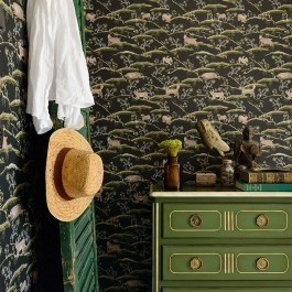 Wallpaper Countryside By Night WP20541 Dark Green MindTheGap DARK GREEN
