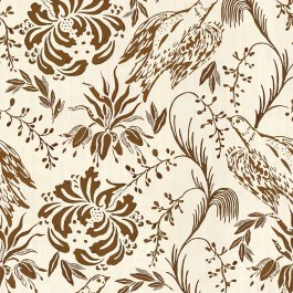 Wallpaper Folk Embroidery Tobacco WP30017 Olive MindTheGap OLIVE