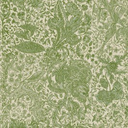 Wallpaper Sarkozi Embroidery Herbal WP30026 Green MindTheGap GREEN
