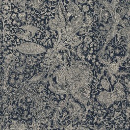 Wallpaper Sarkozi Embroidery Indigo WP30027 Indigo MindTheGap INDIGO