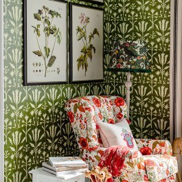 Wallpaper Tulipan Herbal WP30033 Green MindTheGap GREEN