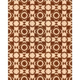 Wallpaper Aegean Tiles Leather Wp30054 52X1000Cm Brown-Sand Mindthegap BROWN-SAND