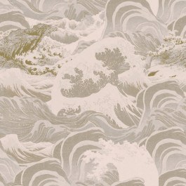 Wallpaper Sea Waves Neutral Wp30061 52X1000Cm Light Grey Mindthegap LIGHT GREY