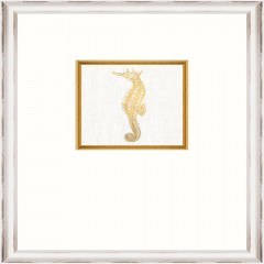 Κάδρο Seahorse Fa13366 35X45Cm White-Gold Mindthegap
