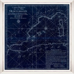 Κάδρο La Mer Mediterranee - Western Side Fa13380 90X100Cm Blue Mindthegap