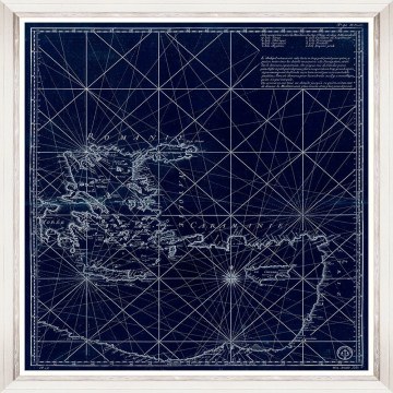 Κάδρο La Mer Mediterranee - Eastern Side Fa13382 90X100Cm Blue Mindthegap