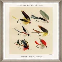 Frame Fishing Flies Iii By Mary Orvis Marbury Fa13407 60X80Cm Multi Mindthegap