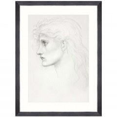 Κάδρο Head Of A Girl FA13422 60x80cm Black-White MindTheGap