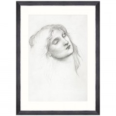 Κάδρο Head Of A Woman FA13423 60x80cm Black-White MindTheGap
