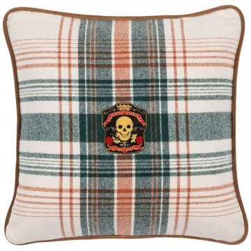 Decorative Pillow Monterey Plaid LC40152 50x50cm Multi-White MindTheGap