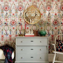 Wallpaper The Bird House WP20676 52x300cm Multi-White MindTheGap MULTI-WHITE