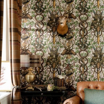 Wallpaper The Ganghofer Hunt WP20690 52x300cm Multi-White MindTheGap