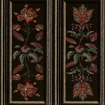 Wallpaper Tyrolean Panel WP20700 52x300cm Multi-Black MindTheGap