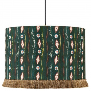 Φωτιστικό Οροφής Tyrol Folk Pattern CL50547 Φ35x22cm 1xE27 60W Multi MindTheGap