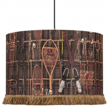 Ceiling Lamp Vintage Skiing CL50561 D35x22cm 1xE27 60W Multi-Brown MindTheGap