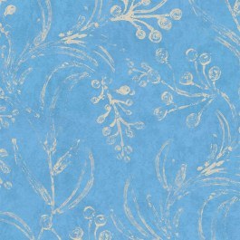 Wallpaper Wallflower WP20820 Blue-Taupe MindTheGap BLUE-TAUPE