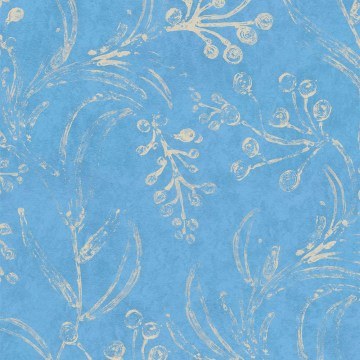 Wallpaper Wallflower WP20820 Blue-Taupe MindTheGap
