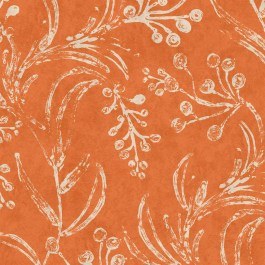 Wallpaper Wallflower WP20822 Orange-Taupe MindTheGap ORANGE-TAUPE