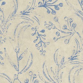 Wallpaper Wallflower WP20824 Blue-Taupe MindTheGap BLUE-TAUPE