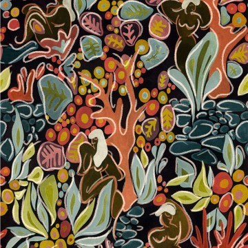 Wallpaper Le Donne Di Gioia WP20845 Multi-Black  MindTheGap