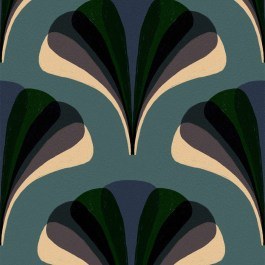 Wallpaper Mezzelune WP20849 Multi-Green MindTheGap MULTI-GREEN