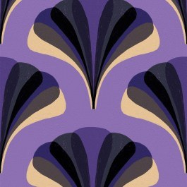 Wallpaper Mezzelune WP20850 Multi-Purple MindTheGap MULTI-PURPLE