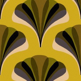 Wallpaper Mezzelune WP20851 Multi-Yellow MindTheGap MULTI-YELLOW