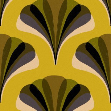 Wallpaper Mezzelune WP20851 Multi-Yellow MindTheGap